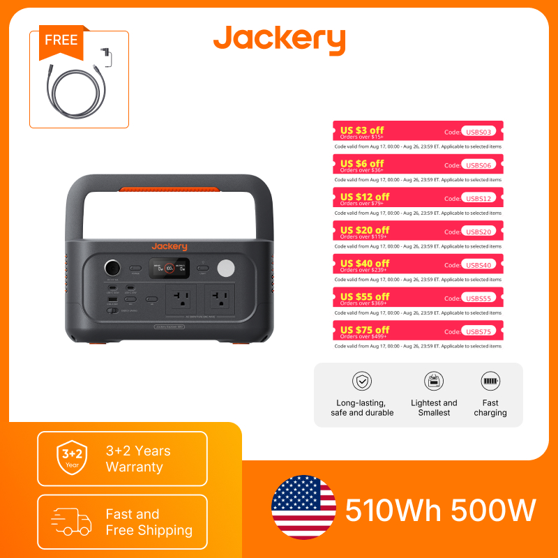 Power Outdoor Jackery - Estação de Energia Portátil Jackery Explorer