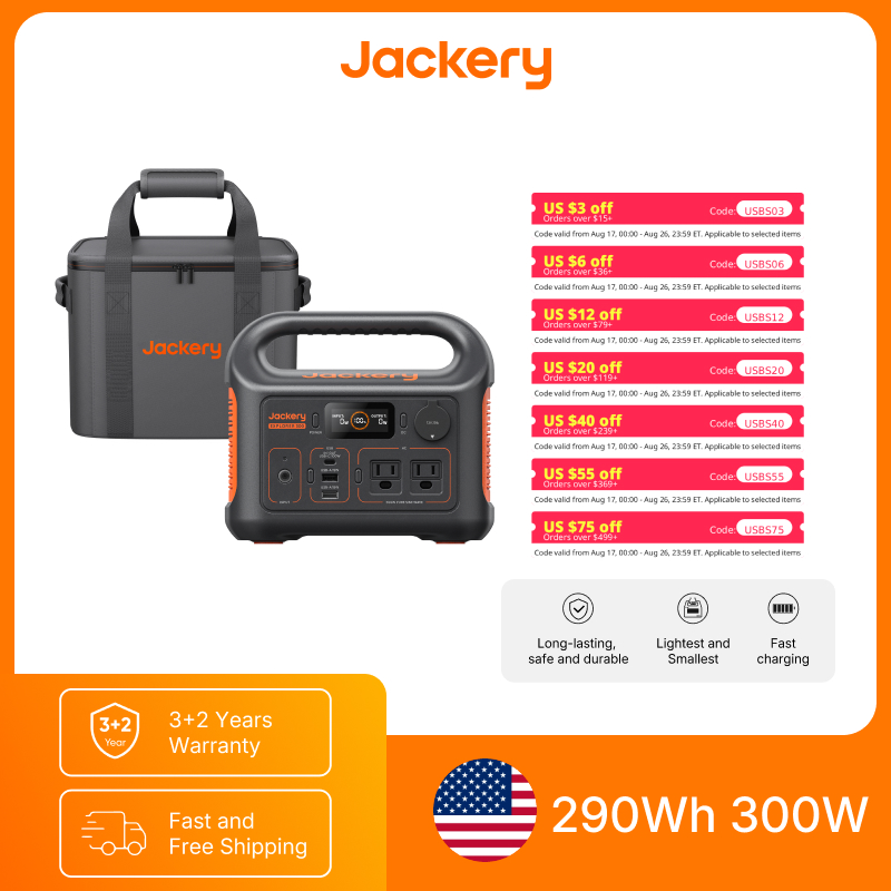 Power Outdoor Jackery - Estação de Energia Portátil Jackery Explorer
