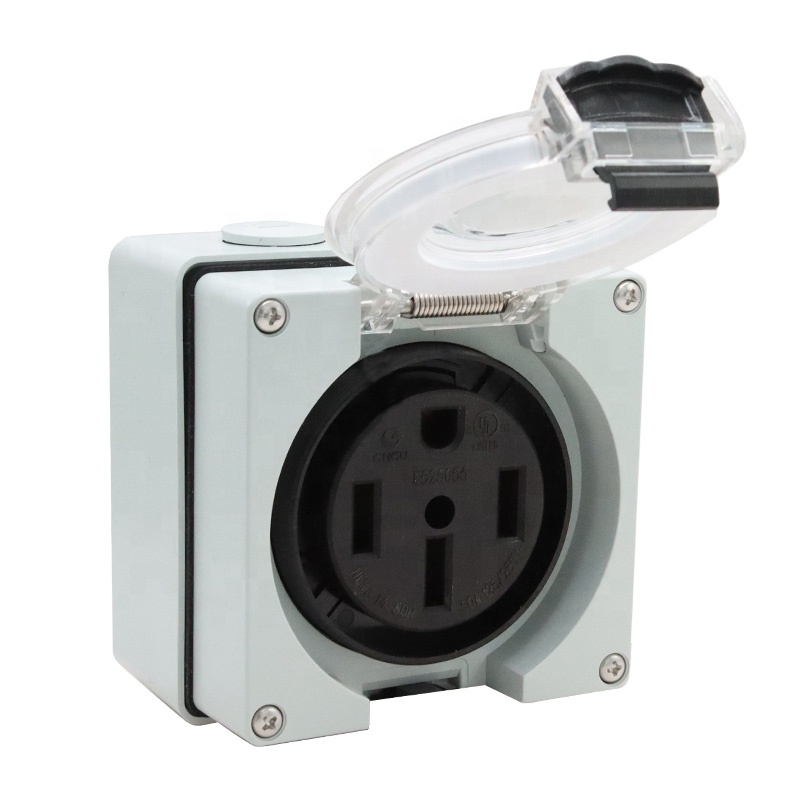 Outdoor Power Receptacle Box - Caixa de entrada de energia para