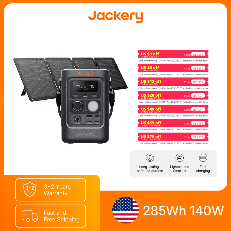 Power Outdoor Jackery - Power Bank Jackery Explorer 300DC e