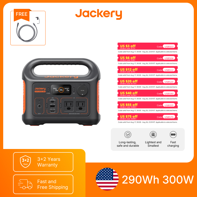 Power Outdoor Jackery - Estação de Energia Portátil Jackery Explorer