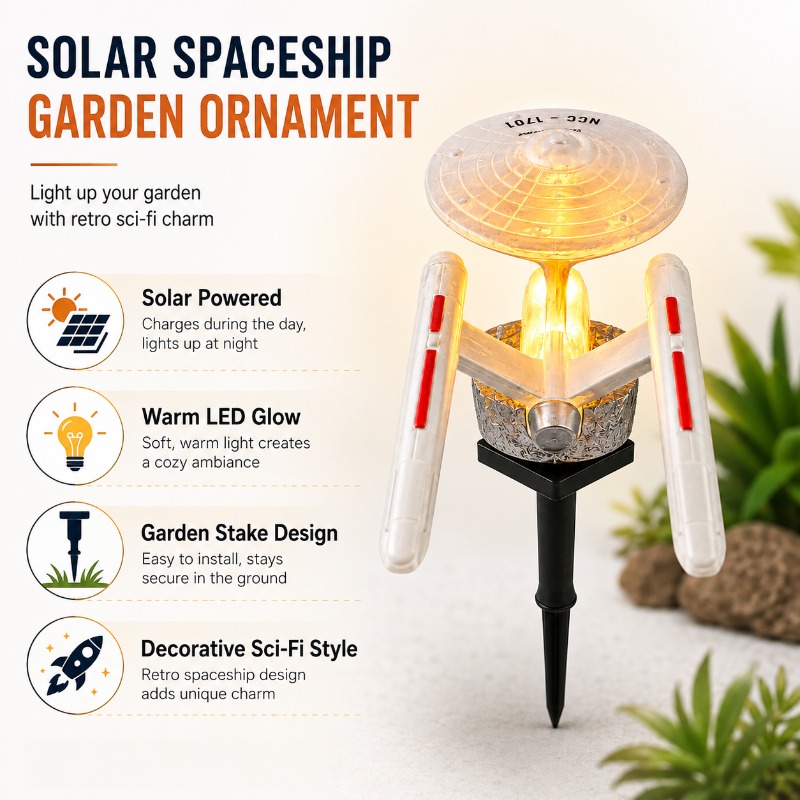 Luz de Jardim Solar Star Trek  - Outdoor Power Stake avaliação e preço