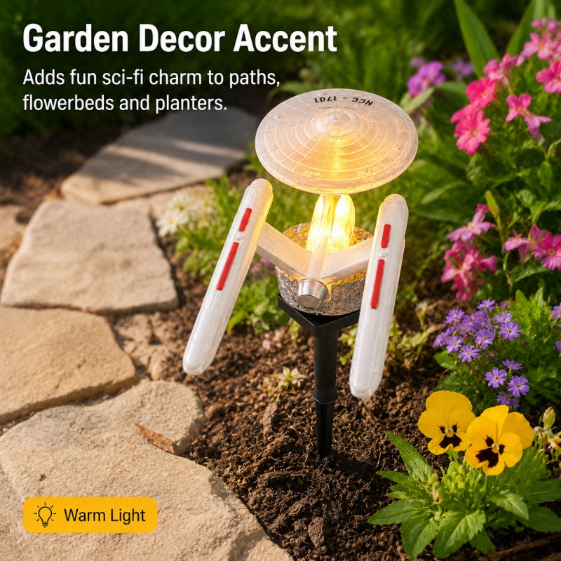 Luz de Jardim Solar Star Trek  - Outdoor Power Stake avaliação e preço