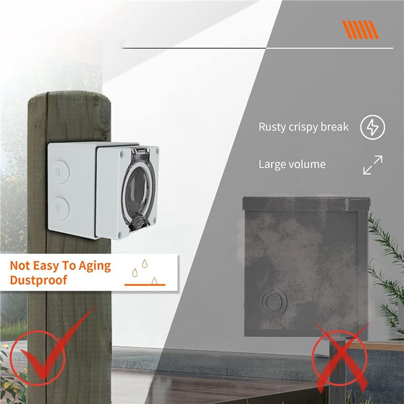 Caixa de tomada de energia ABV - Outdoor Power Receptacle Box avaliação e preço