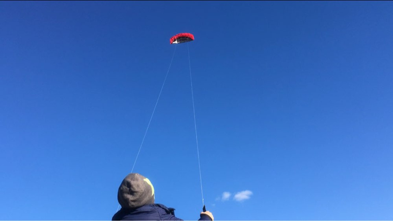 Kite de 250cm para iniciantes, - Outdoor Power Line avaliação e preço