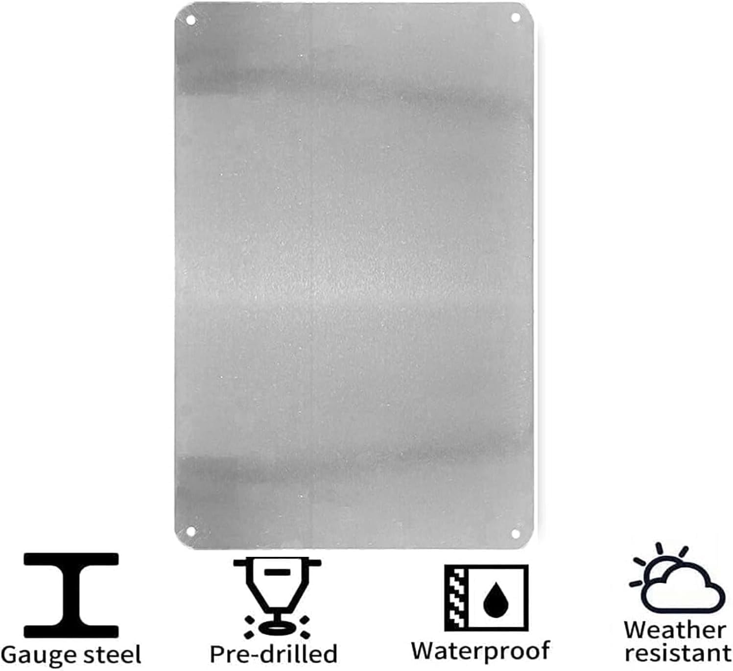 Placa de Metal para Parede, De - Outdoor Power Bar avaliação e preço
