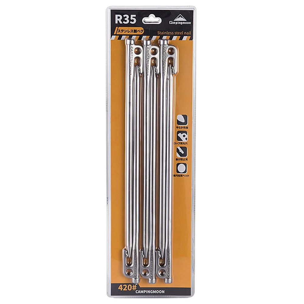 Campingmoon-Estacas de aço res - Outdoor Power Stake avaliação e preço