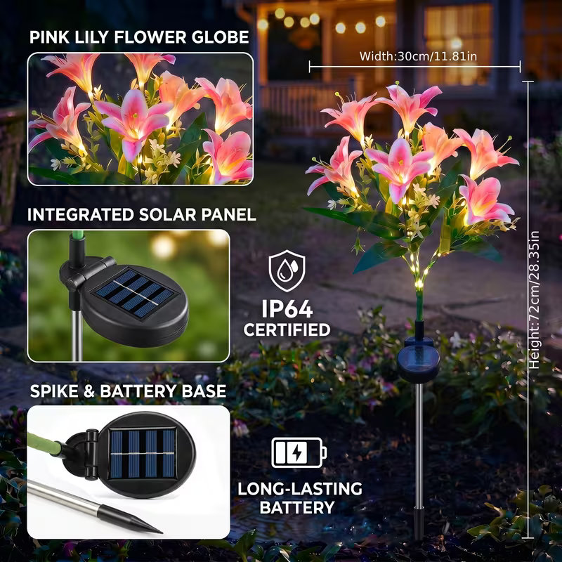 Luzes Solares de Jardim em For - Outdoor Power Stake avaliação e preço