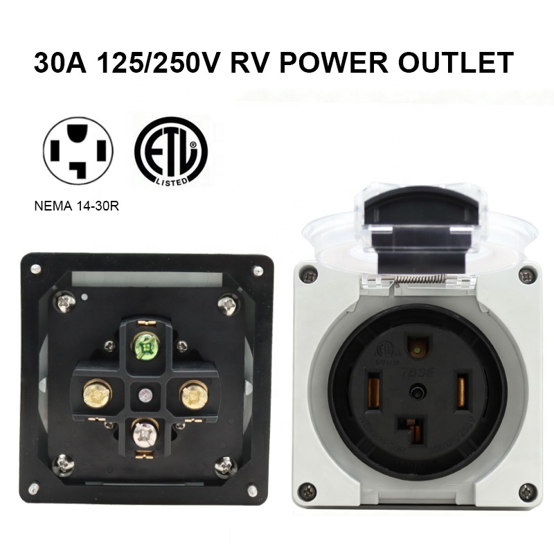 Caixa de tomada de energia 30a - Outdoor Power Receptacle Box avaliação e preço
