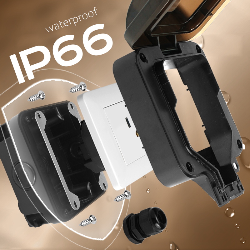 Avoir IP66 parede soquete impe - Outdoor Power Solutions avaliação e preço