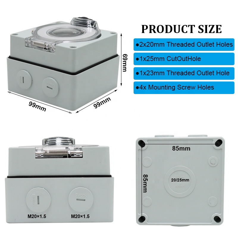 50 ampères gerador rv caixa de - Outdoor Power Receptacle Box avaliação e preço