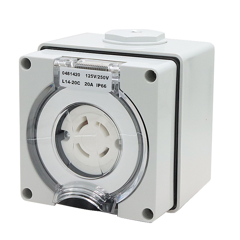 125/250v 20a gerador rv caixa  - Outdoor Power Receptacle Box avaliação e preço