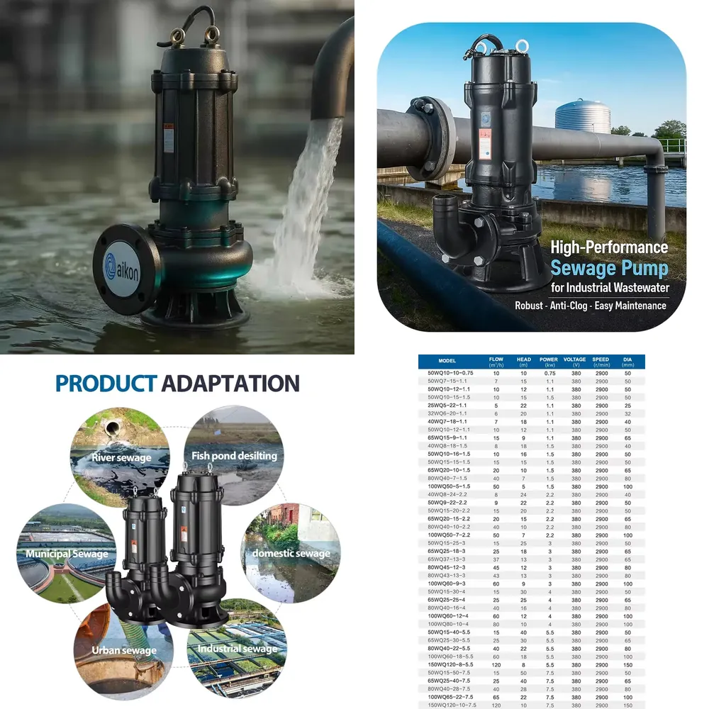 Bomba Submersível para Esgoto  - Water Pump Submersible avaliação e preço