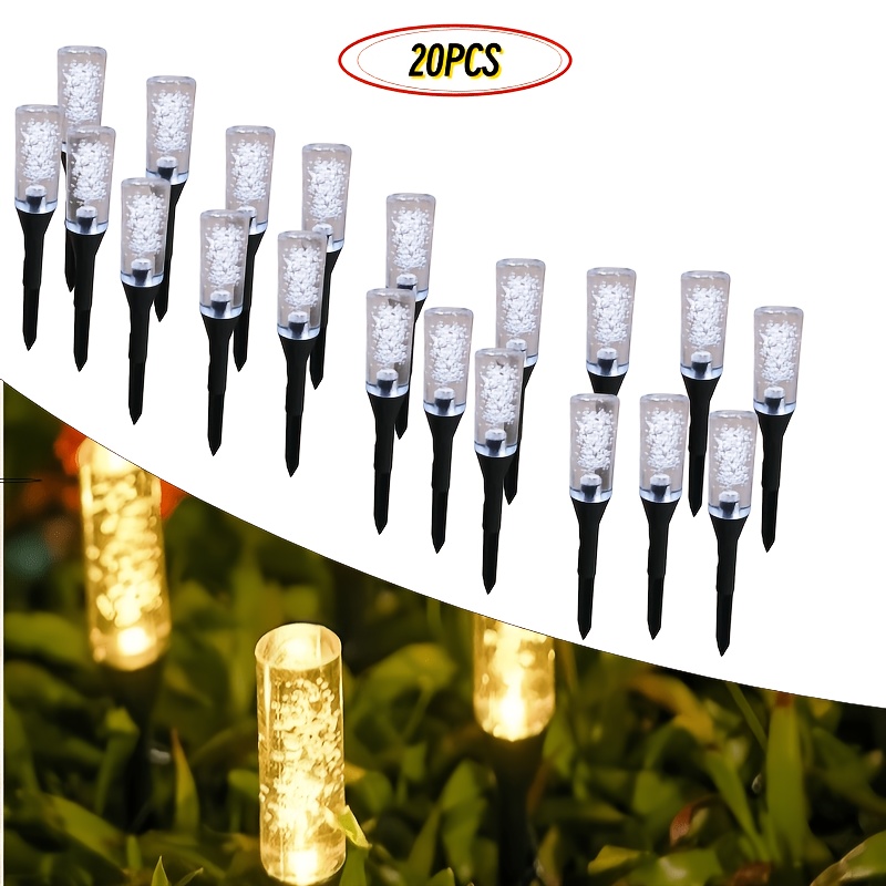 Luzes Solares de Tubo Bolha pa - Outdoor Power Stake avaliação e preço